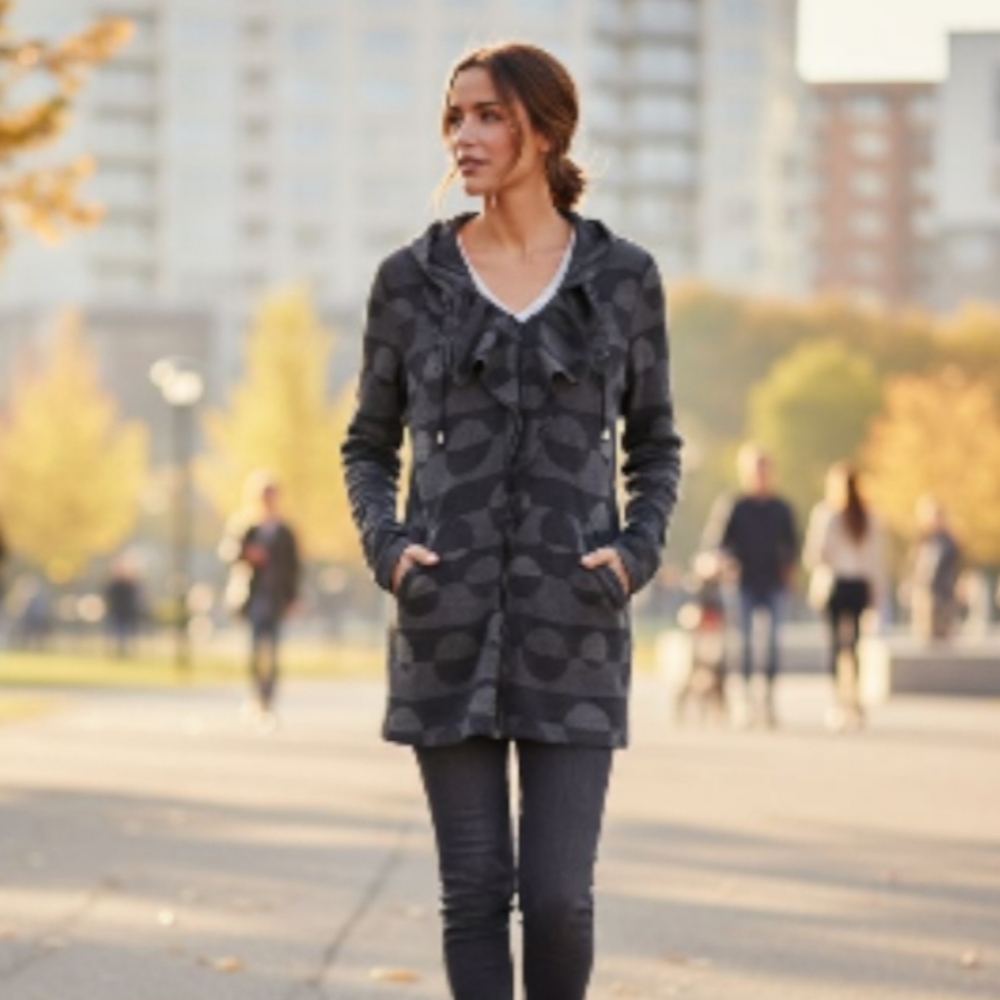 Light Weight Patterned Cardigan Jacket - image 1